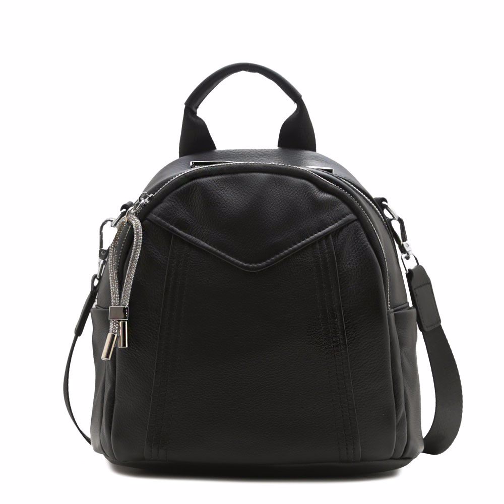 Рюкзак жіночий шкіряний, Чорний
Рюкзак жіночий шкіряний, Чорний