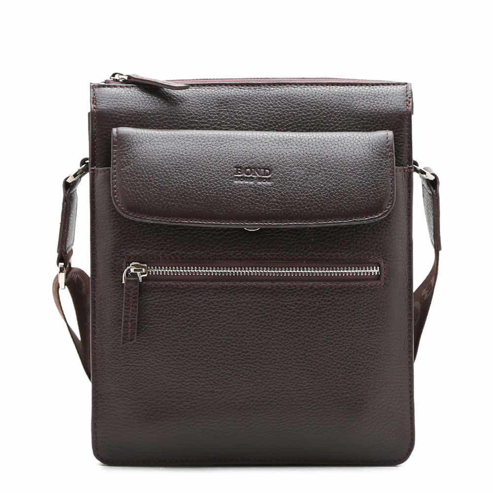 Сумка чоловіча з натуральної шкіри, Коричневий
Сумка чоловіча з натуральної шкіри, Коричневий