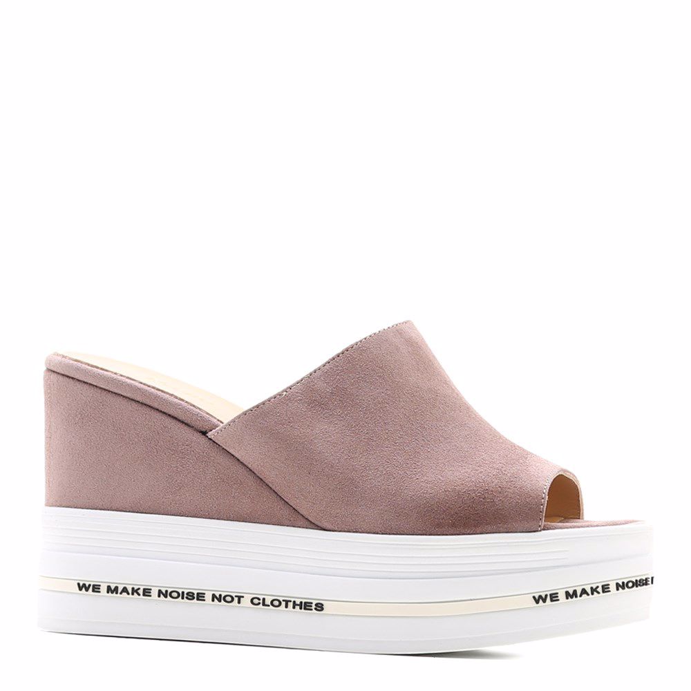 Шльопанці на платформі, Фіолетовий
Шльопанці на платформі, Фіолетовий