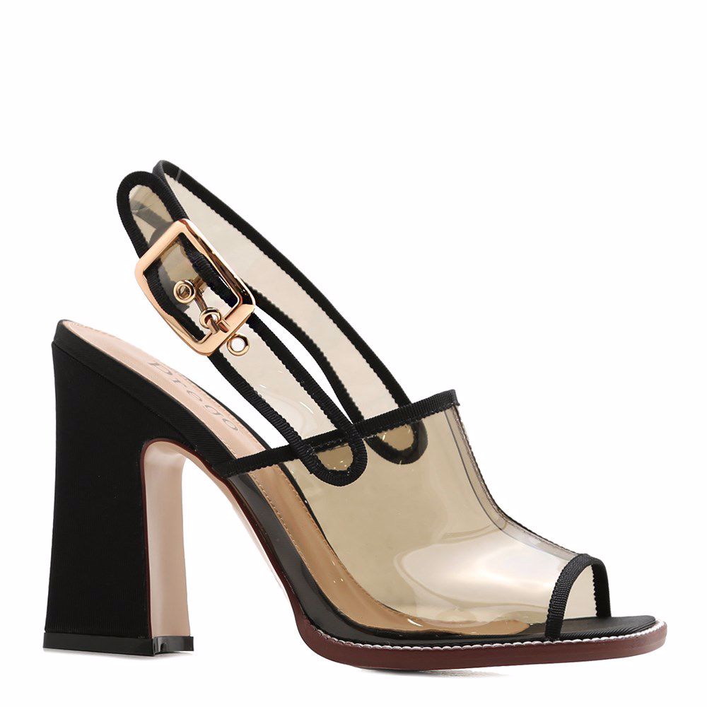 Босоніжки на підборах, Чорний
Босоніжки на підборах, Чорний