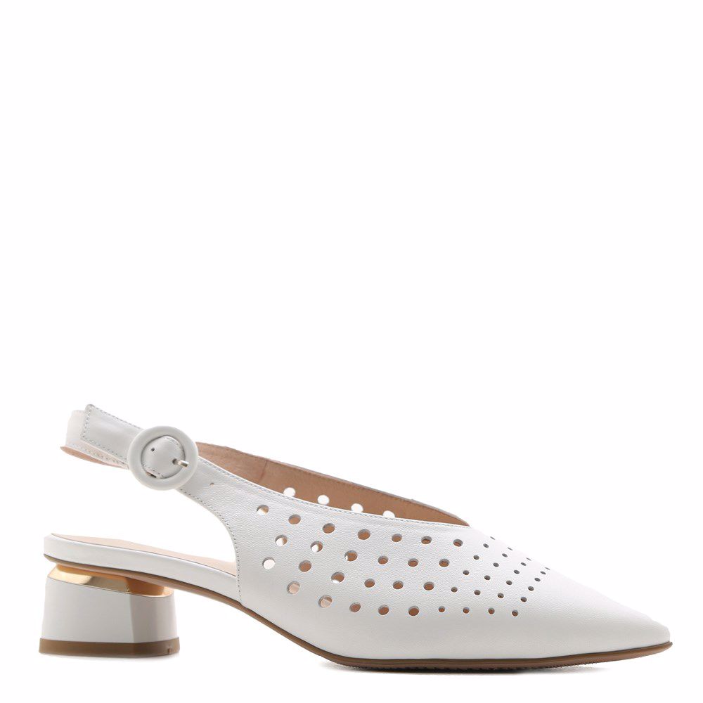 Босоніжки на підборах, Білий
Босоніжки на підборах, Білий