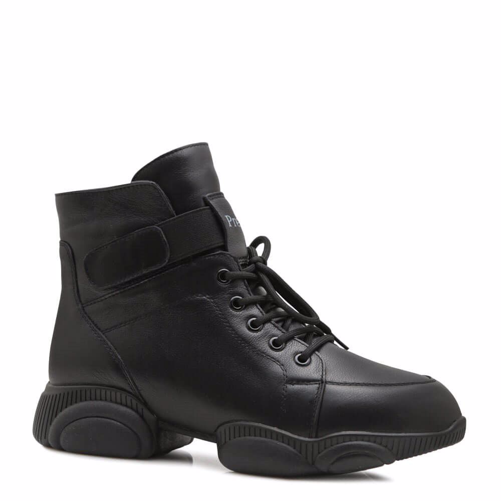 Черевики зимові на низькому ходу prego, Чорний
Черевики зимові на низькому ходу prego, Чорний