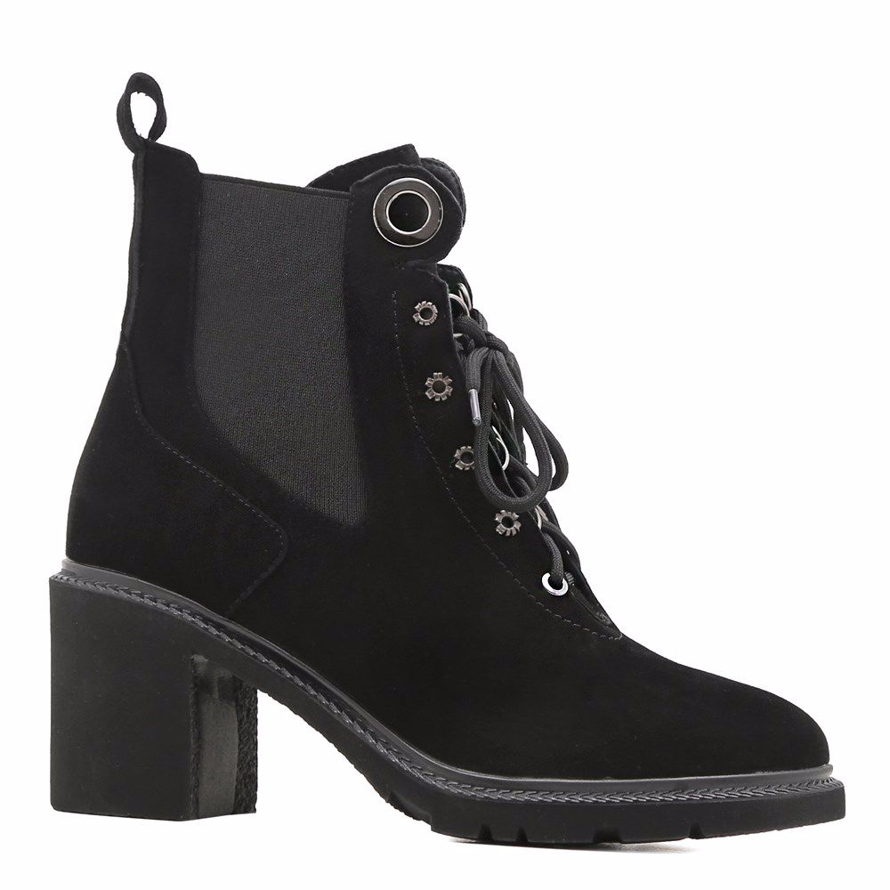 Черевики осінні на підборах, Чорний
Черевики осінні на підборах, Чорний