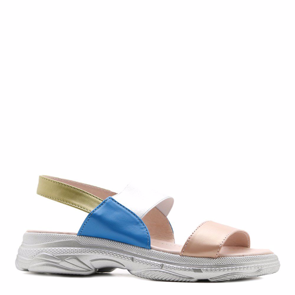 Босоніжки на низькому ходу, Блакитний
Босоніжки на низькому ходу, Блакитний