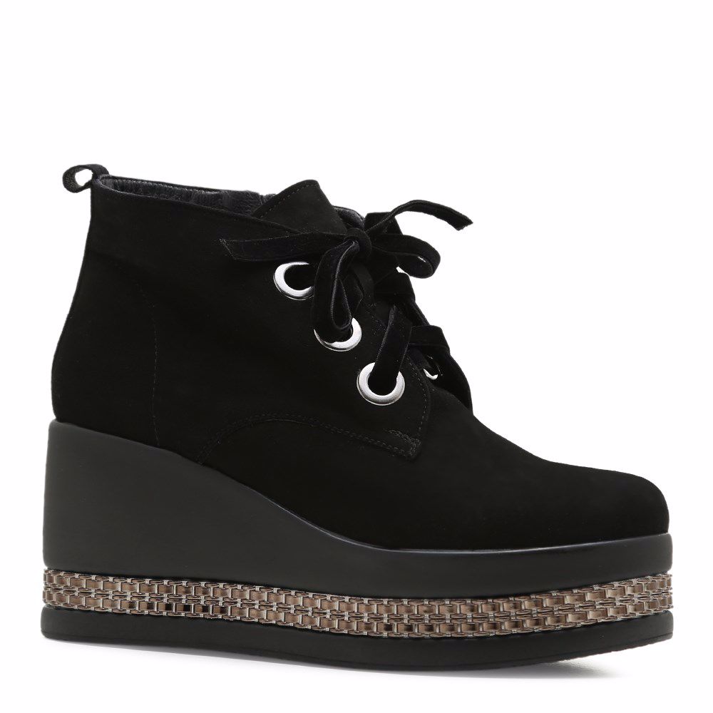 Ботинки осенние на платформе, Черный
Ботинки осенние на платформе, Черный