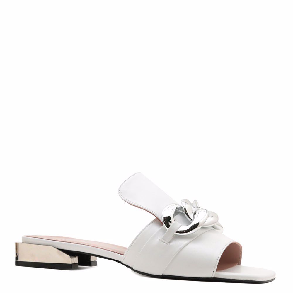 Шльопанці на низькому ходу prego, Білий
Шльопанці на низькому ходу prego, Білий