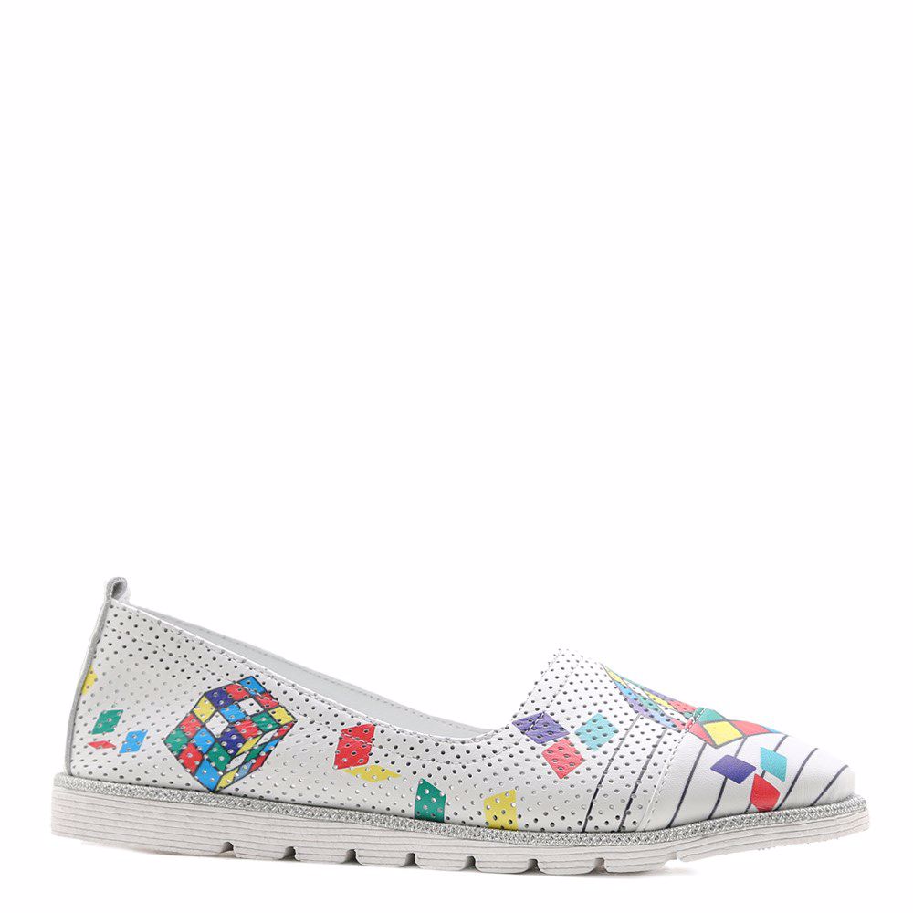 Туфлі з перфорацією, Білий
Туфлі з перфорацією, Білий