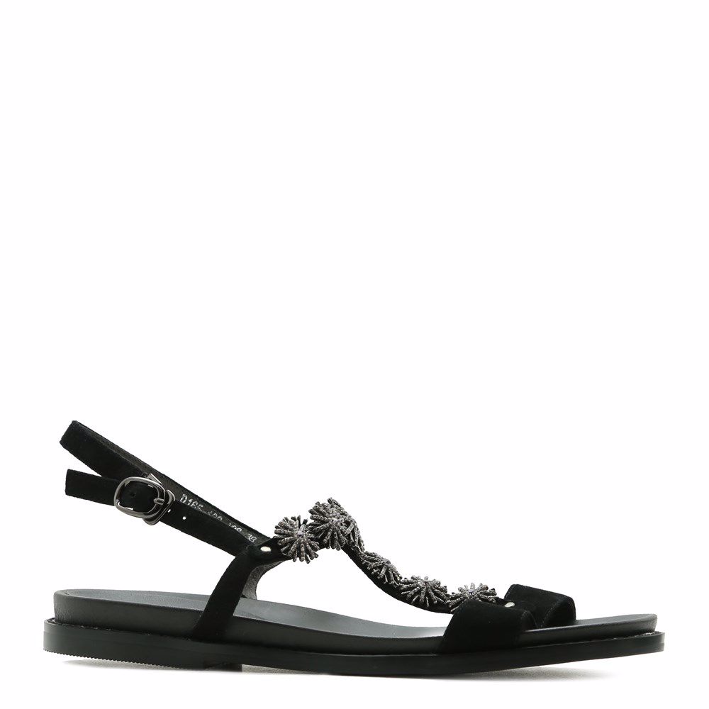 Босоніжки на низькому ходу, Чорний
Босоніжки на низькому ходу, Чорний