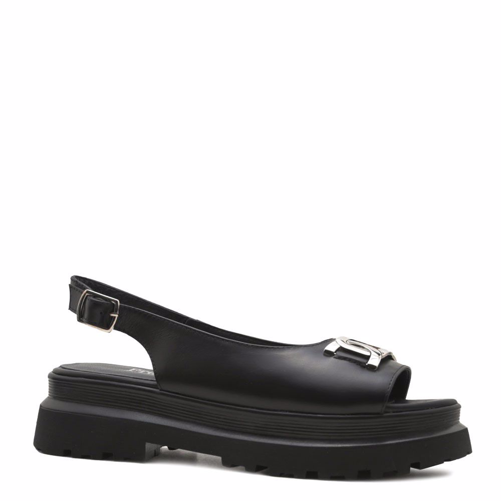 Босоніжки на платформі prego, Чорний
Босоніжки на платформі prego, Чорний