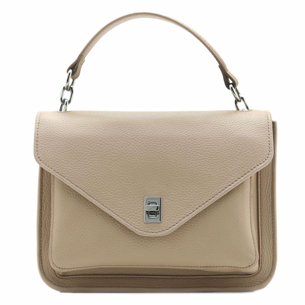 Сумка из натуральной кожи, Бежевый 
Сумка из натуральной кожи, Бежевый