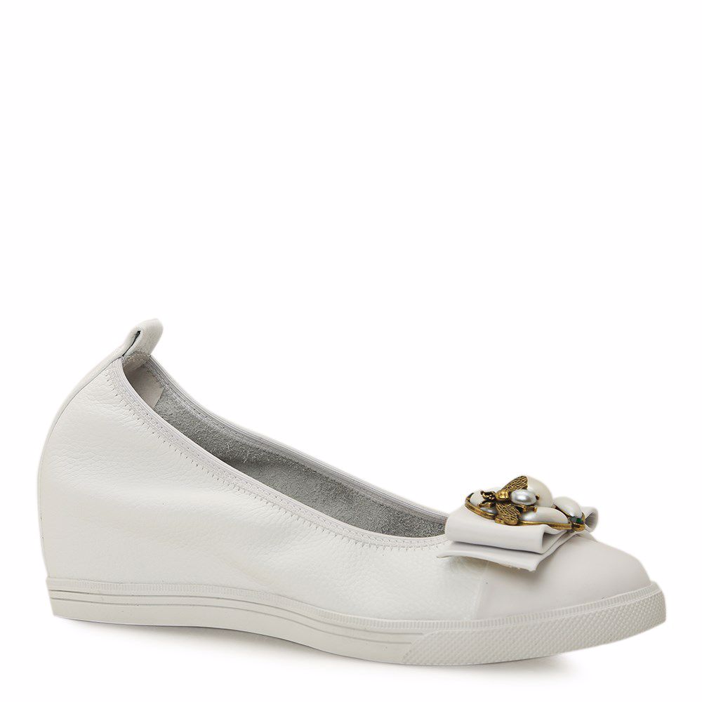 Туфли на танкетке, Білий
Туфли на танкетке, Білий