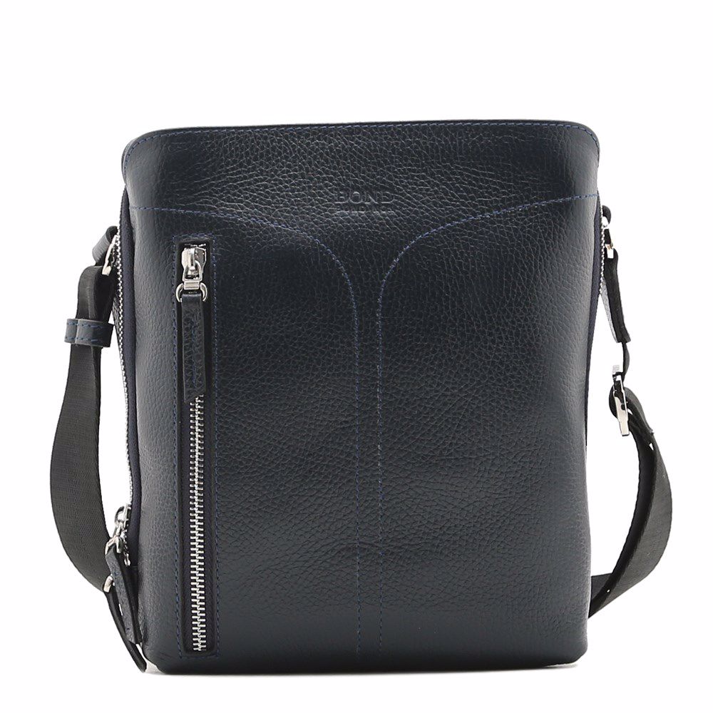 Сумка чоловіча з натуральної шкіри, Синій
Сумка чоловіча з натуральної шкіри, Синій