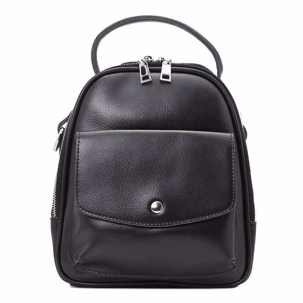 Рюкзак женский кожаный, Черный
Рюкзак женский кожаный, Черный