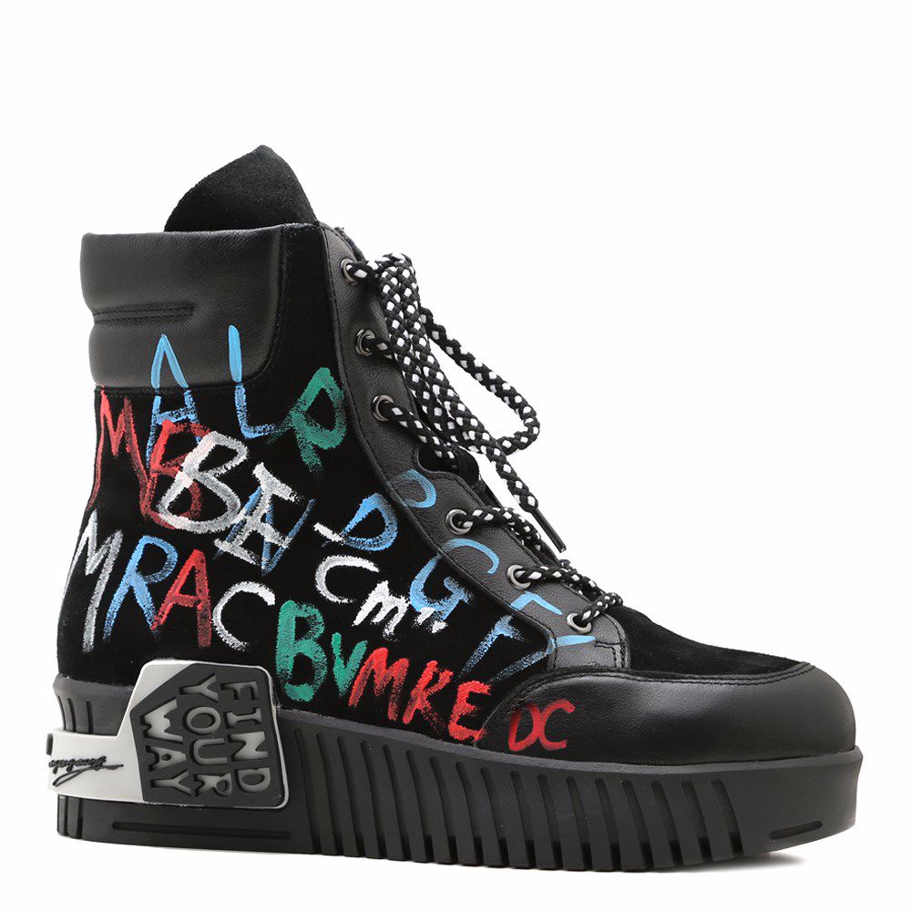 Черевики зимові на платформі prego, Чорний
Черевики зимові на платформі prego, Чорний