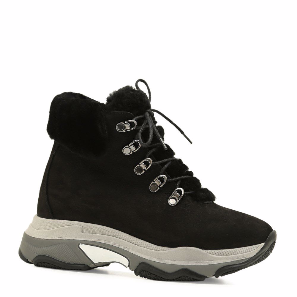 Черевики зимові на низькому ходу, Чорний
Черевики зимові на низькому ходу, Чорний