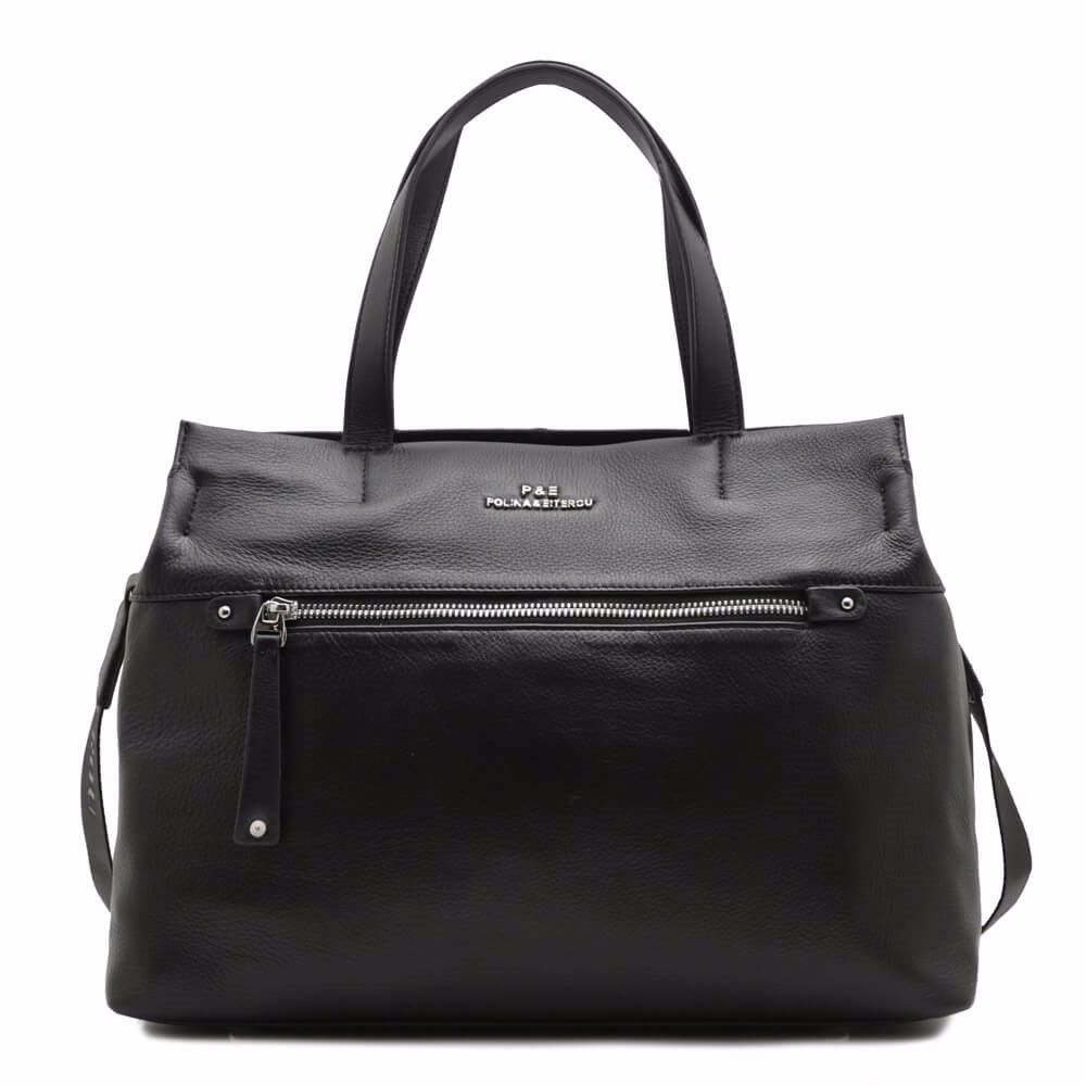 Сумка з натуральної шкіри, Чорний
Сумка з натуральної шкіри, Чорний