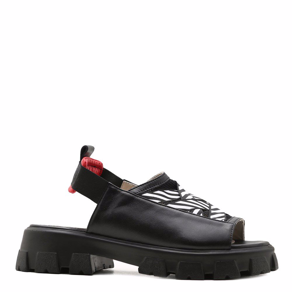 Босоніжки на низькому ходу, Чорний
Босоніжки на низькому ходу, Чорний