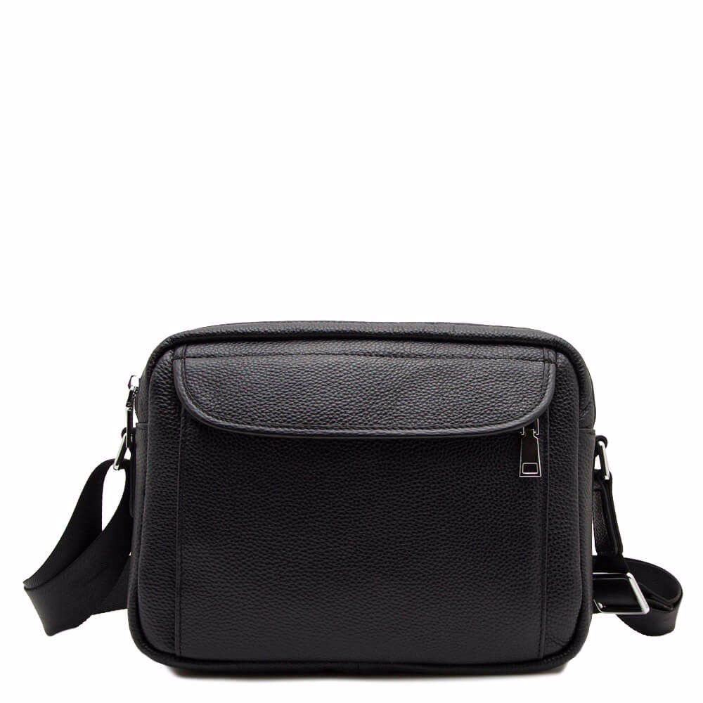 Сумка чоловіча з натуральної шкіри, Чорний
Сумка чоловіча з натуральної шкіри, Чорний