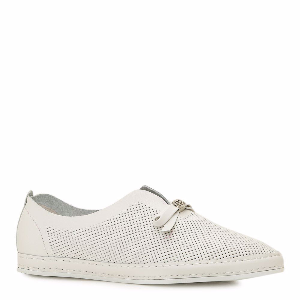 Туфли с перфорацией, Белый 
Туфли с перфорацией, Белый