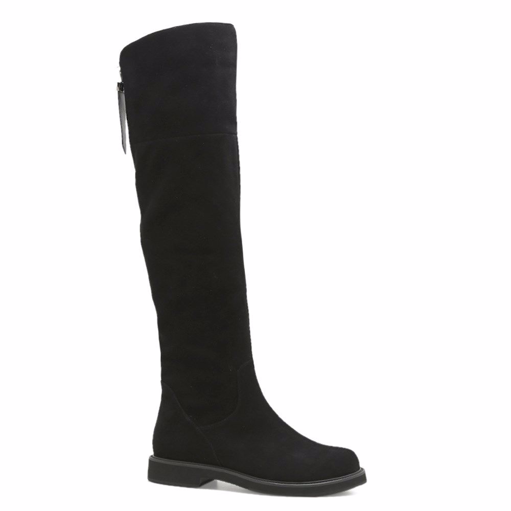 Ботфорты зимние на низком ходу, Черный
Ботфорты зимние на низком ходу, Черный