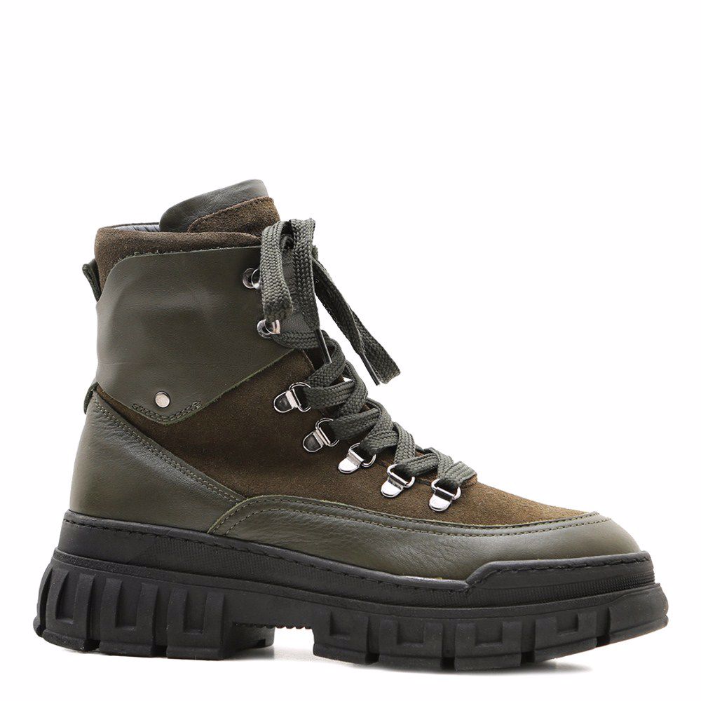 Черевики зимові на низькому ходу prego, Оливковий
Черевики зимові на низькому ходу prego, Оливковий