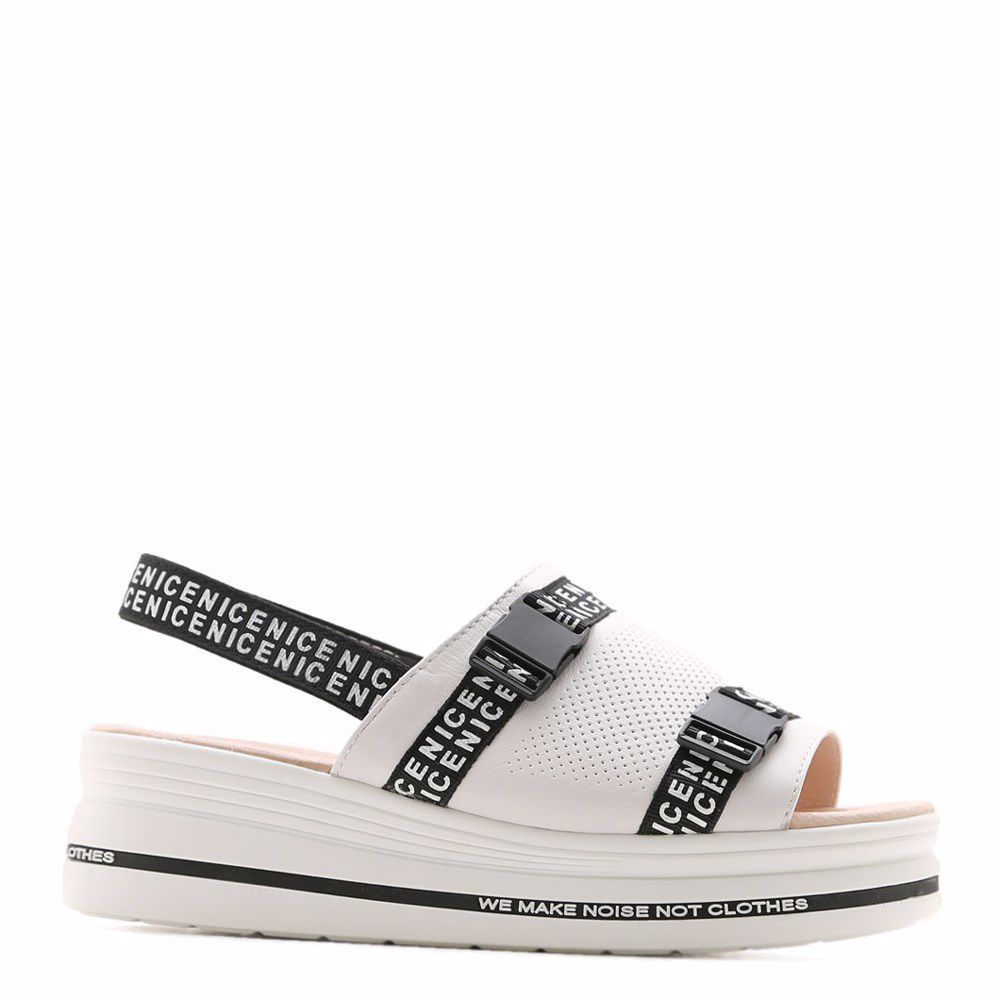 Босоніжки на платформі, Білий
Босоніжки на платформі, Білий