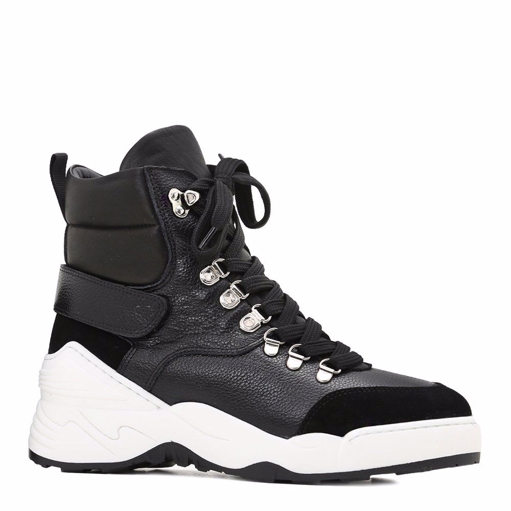 Черевики зимові на платформі, Чорний
Черевики зимові на платформі, Чорний