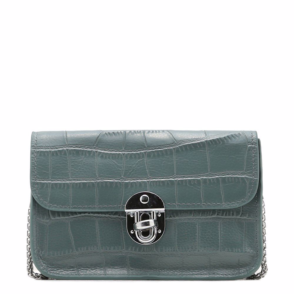 Сумка из натуральной кожи, Бірюзовий
Сумка из натуральной кожи, Бірюзовий