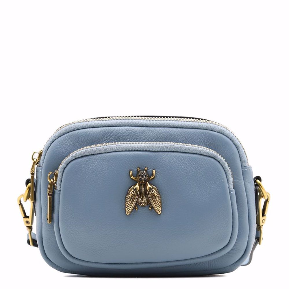 Сумка из натуральной кожи, Голубой
Сумка из натуральной кожи, Голубой