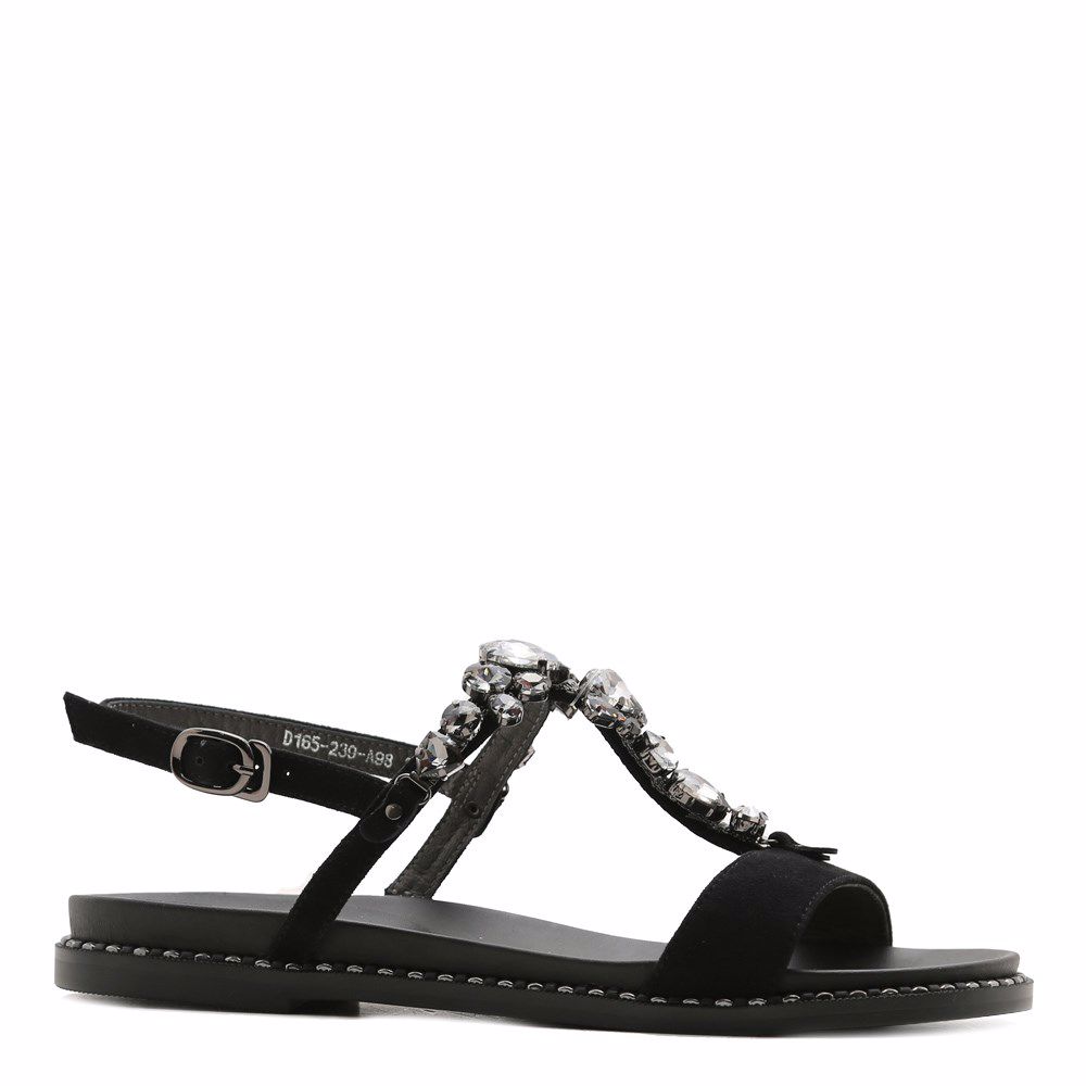 Босоніжки на низькому ходу, Чорний
Босоніжки на низькому ходу, Чорний