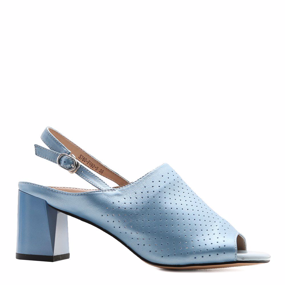 Босоніжки на підборах, Блакитний
Босоніжки на підборах, Блакитний