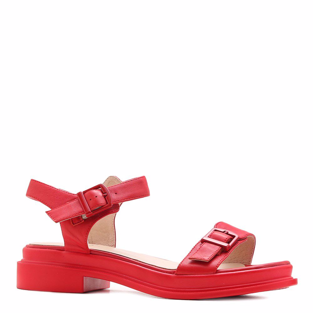 Босоніжки на низькому ходу, Червоний
Босоніжки на низькому ходу, Червоний