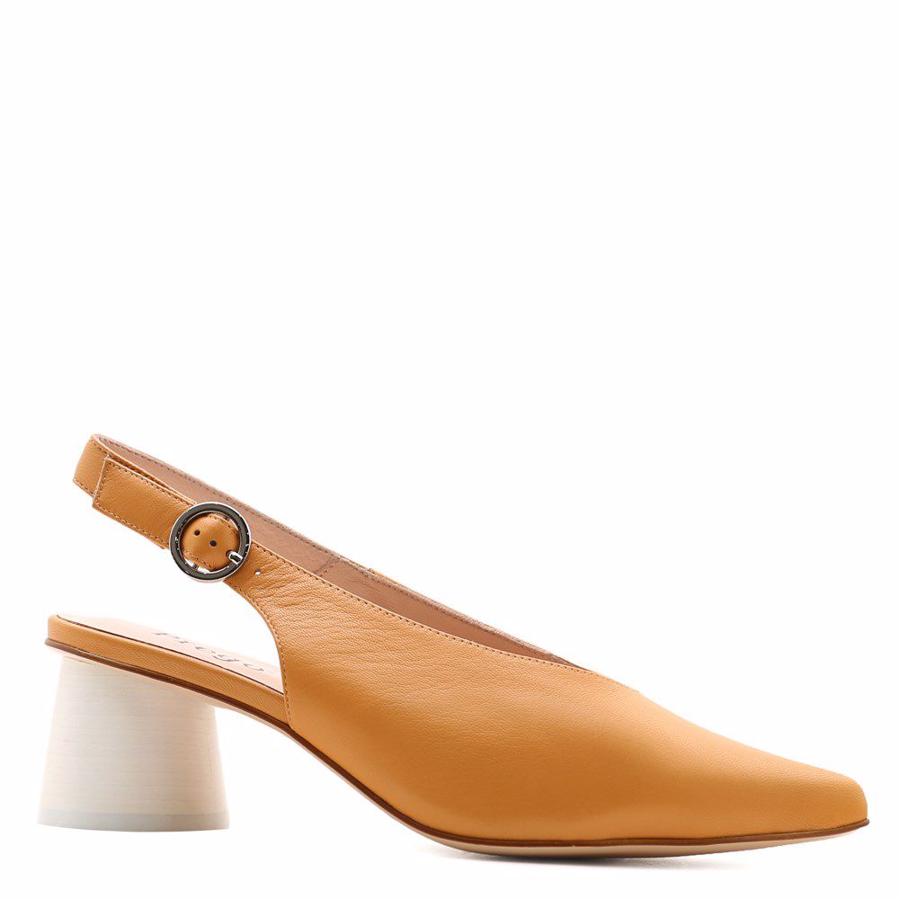 Босоніжки на підборах, Жовтий
Босоніжки на підборах, Жовтий