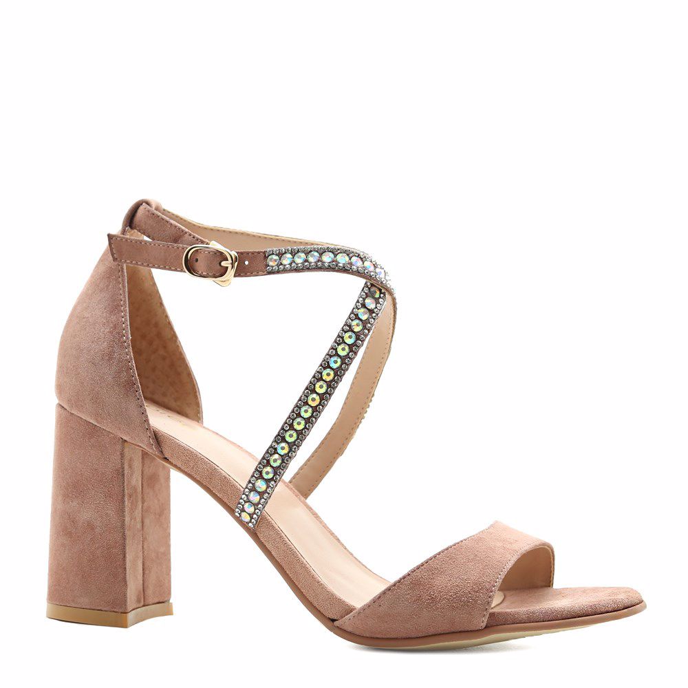 Босоніжки на підборах, Рожевий
Босоніжки на підборах, Рожевий