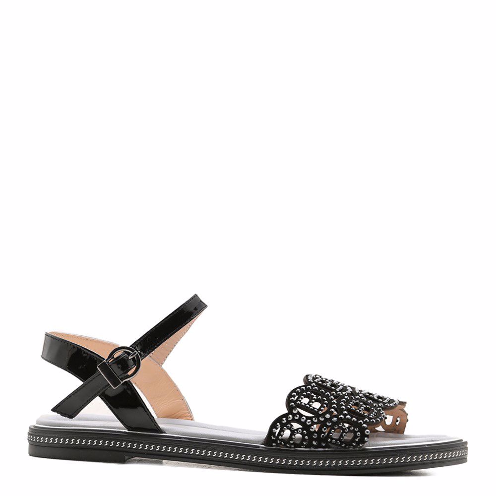 Босоніжки на низькому ходу, Чорний
Босоніжки на низькому ходу, Чорний