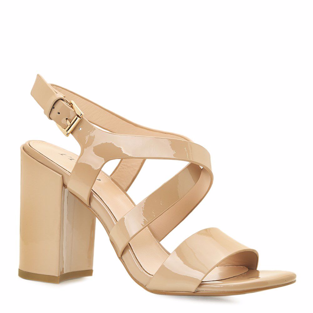 Босоножки на каблуке, Бежевый
Босоножки на каблуке, Бежевый