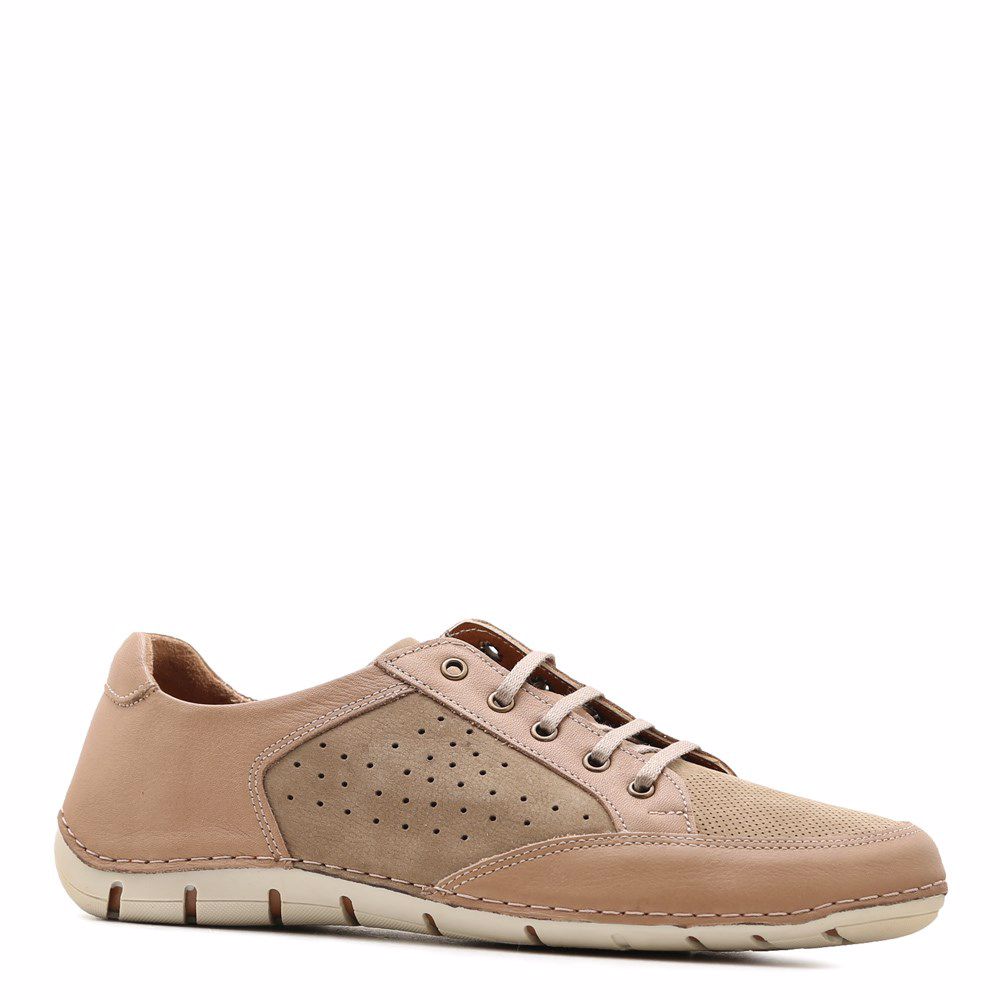 Повсякденні чоловічі туфлі prego, Бежевий 
Повсякденні чоловічі туфлі prego, Бежевий