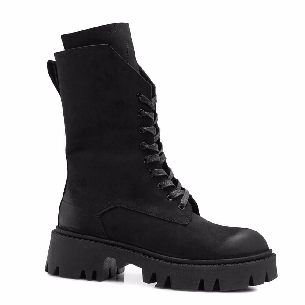 Черевики осінні на низькому ходу prego, Чорний 
Черевики осінні на низькому ходу prego, Чорний