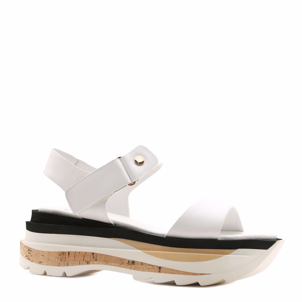 Босоніжки на платформі prego, Білий
Босоніжки на платформі prego, Білий