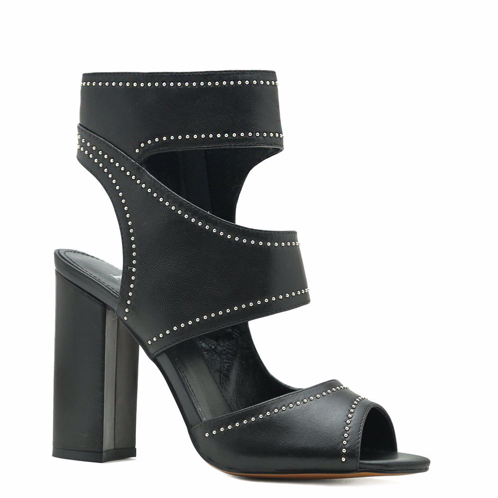 Босоніжки на підборах, Чорний
Босоніжки на підборах, Чорний