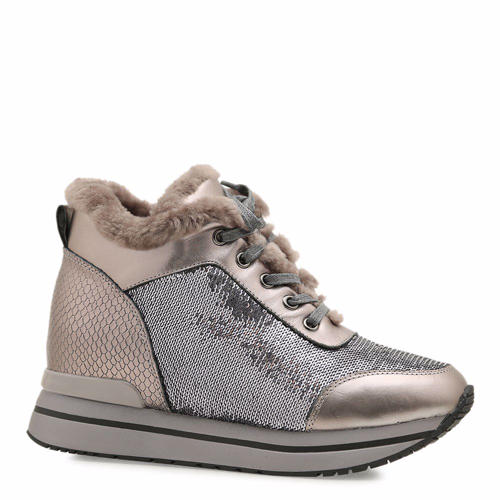 Ботинки зимние на низком ходу, Серебро
Ботинки зимние на низком ходу, Серебро