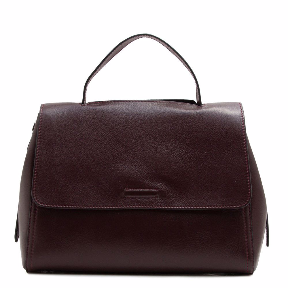 Сумка з натуральної шкіри, Бордовий 
Сумка з натуральної шкіри, Бордовий