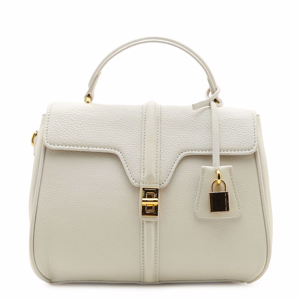 Сумка из натуральной кожи, Кремовый 
Сумка из натуральной кожи, Кремовый