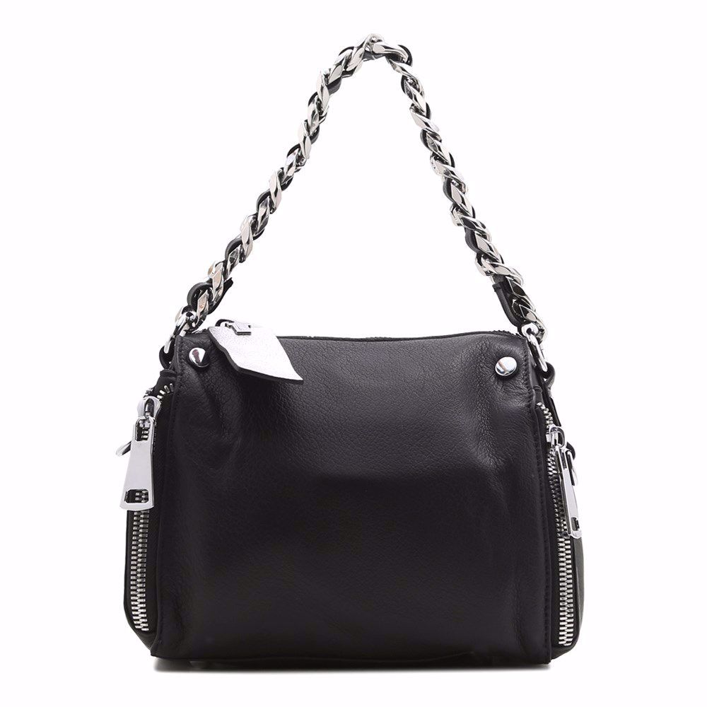 Сумка из натуральной кожи, Чорний 
Сумка из натуральной кожи, Чорний