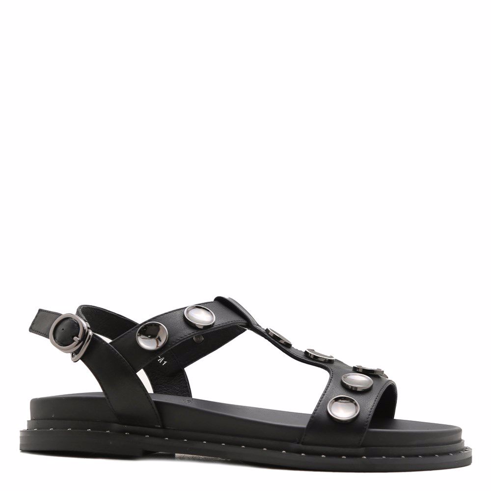 Босоніжки на низькому ходу, Чорний
Босоніжки на низькому ходу, Чорний