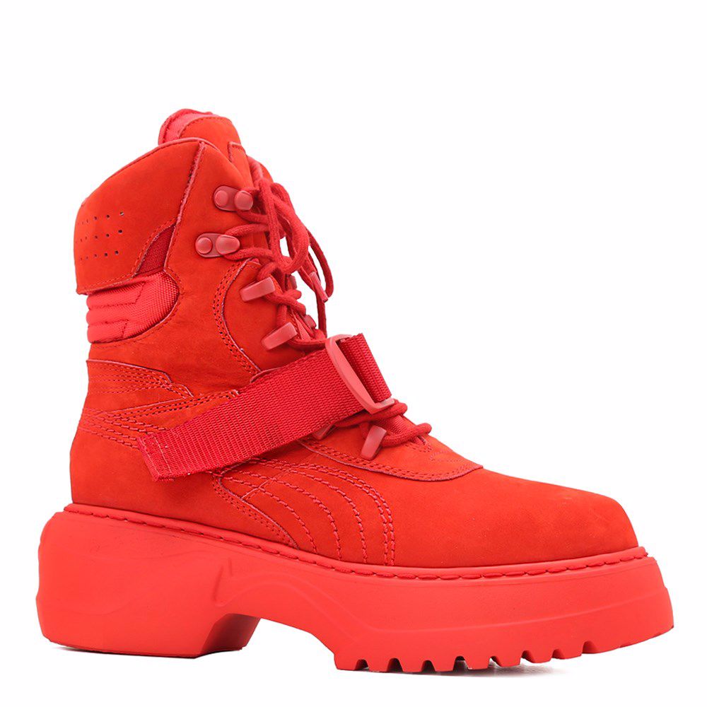 Черевики осінні на платформі, Червоний
Черевики осінні на платформі, Червоний