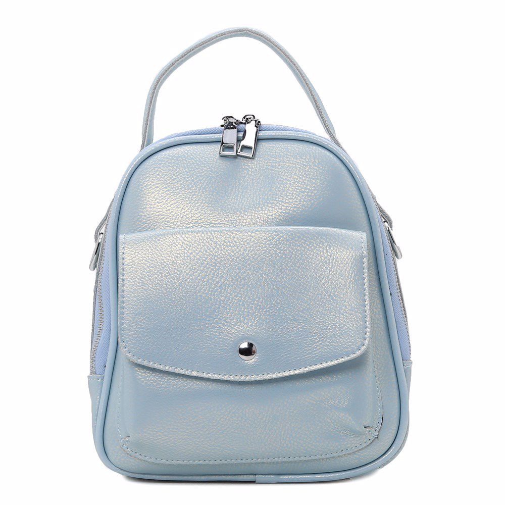 Рюкзак женский кожаный, Голубой
Рюкзак женский кожаный, Голубой