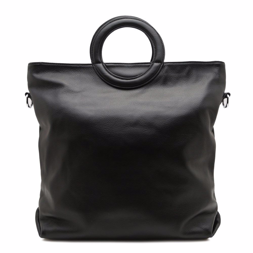Сумка з натуральної шкіри, Чорний 
Сумка з натуральної шкіри, Чорний