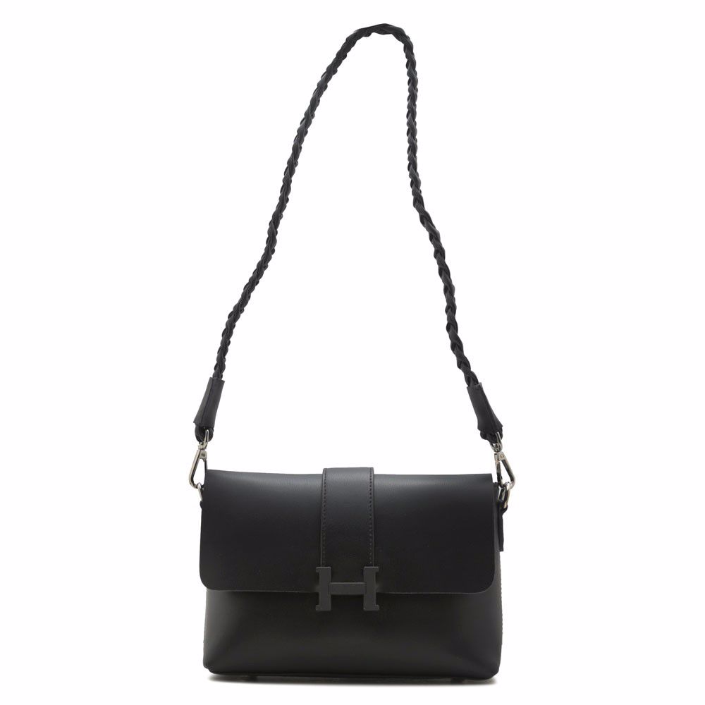 Сумка-почтальонка, Чорний
Сумка-почтальонка, Чорний