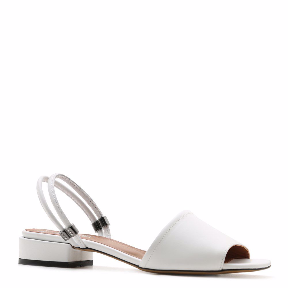 Босоніжки на низькому ходу, Білий
Босоніжки на низькому ходу, Білий